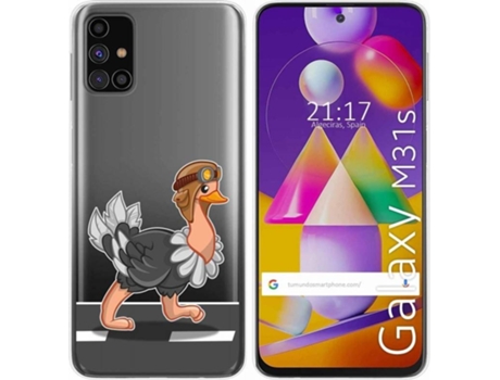 Carcasa Samsung Galaxy M31s TUMUNDOSMARTPHONE Avestruz Multicolor