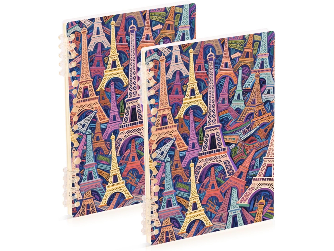 Besportble Juego De Espiral Rayados Y Polipropileno Romper 21,1 X 14,5 Cm