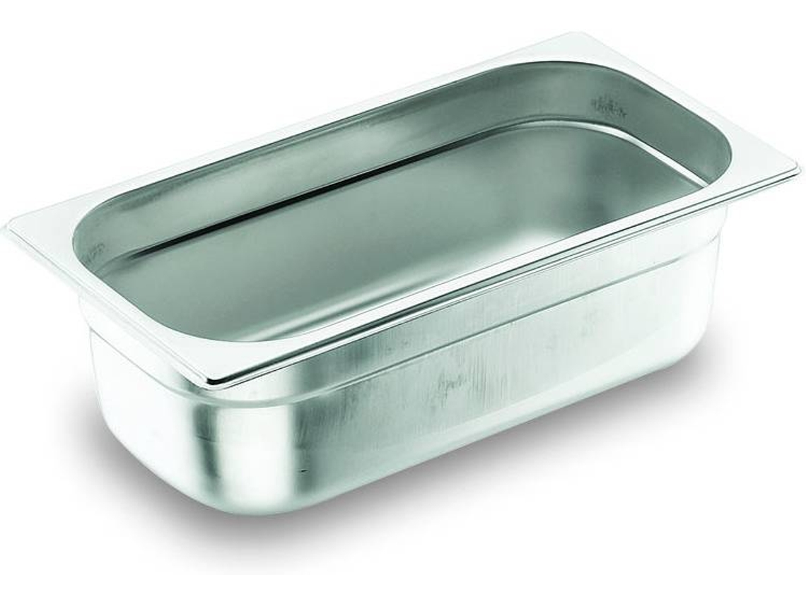 Bandeja LACOR Container Inox 1/2 (2x26,5x32,5 cm - 1 Und)