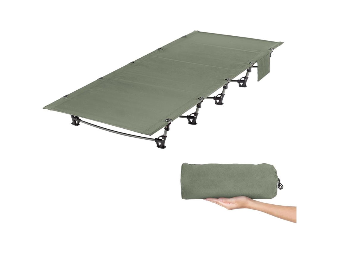 Cama plegable ultra resistente MDUG (191 x 65 x 17 cm)