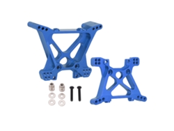 Torre De Amortiguación Delantera Y Trasera De Aluminio De Alta Resistencia Para Coche Teledirigido Traxxas Slash Escala 1/10 - Azul