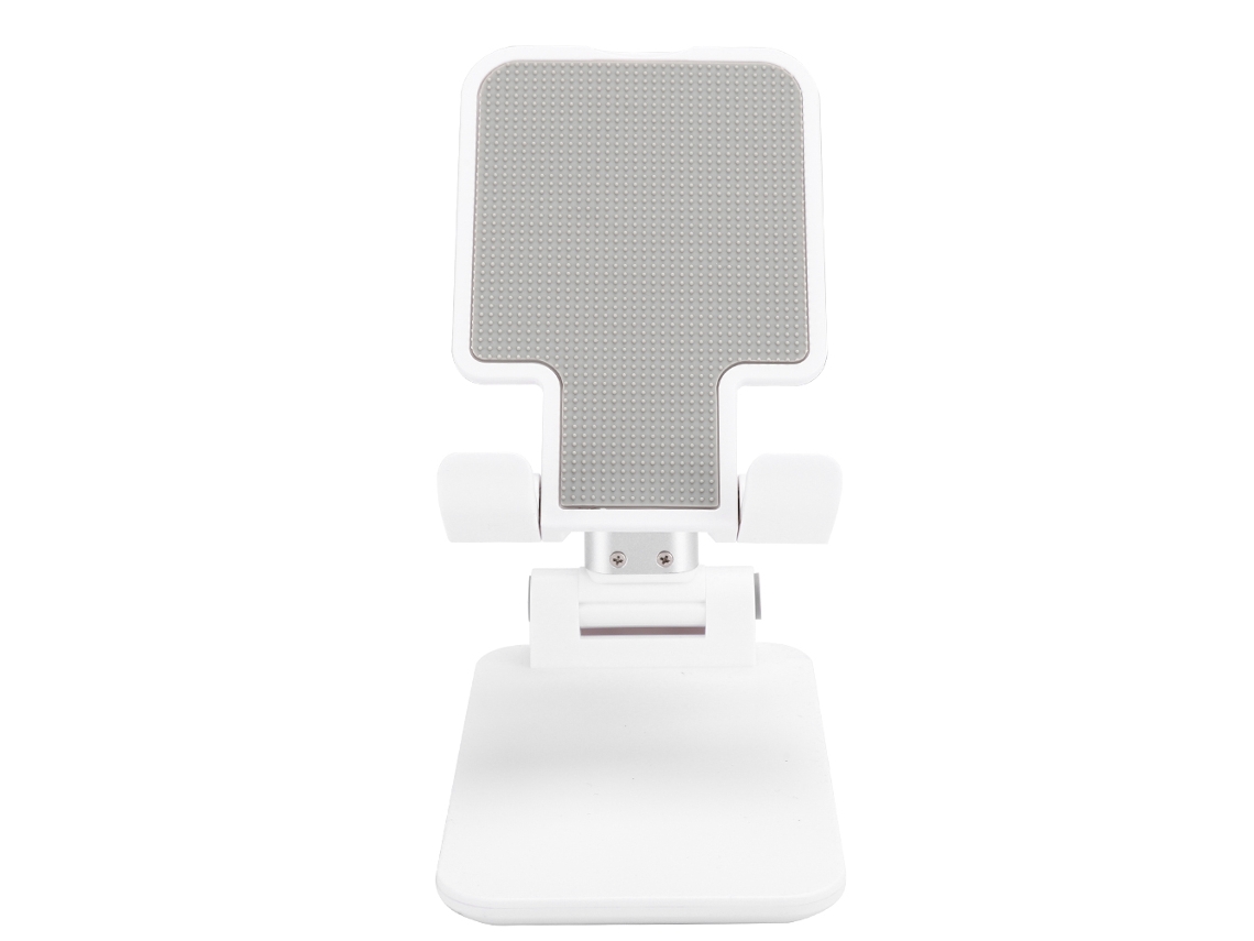Soporte De Teléfono Para Escritorio (plegable, Portátil) Perla Blanca