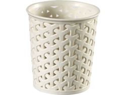 Cesta de Papel CURVER My Style S Beige (Plástico - 10.6 x 11.2 x 10.6 cm)