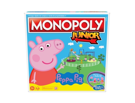 Juego de Mesa HASBRO Monopoly Junior Peppa Pig (Edad Mínima: 5)