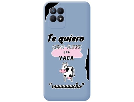 Carcasa Realme 8i TUMUNDOSMARTPHONE Silicona Líquida Dibujos Azul