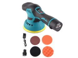 Pulidora De Coche Inalámbrica De 12 V Con Batería, Velocidad Ajustable, 8 Velocidades Para Encerar Y Pulir.