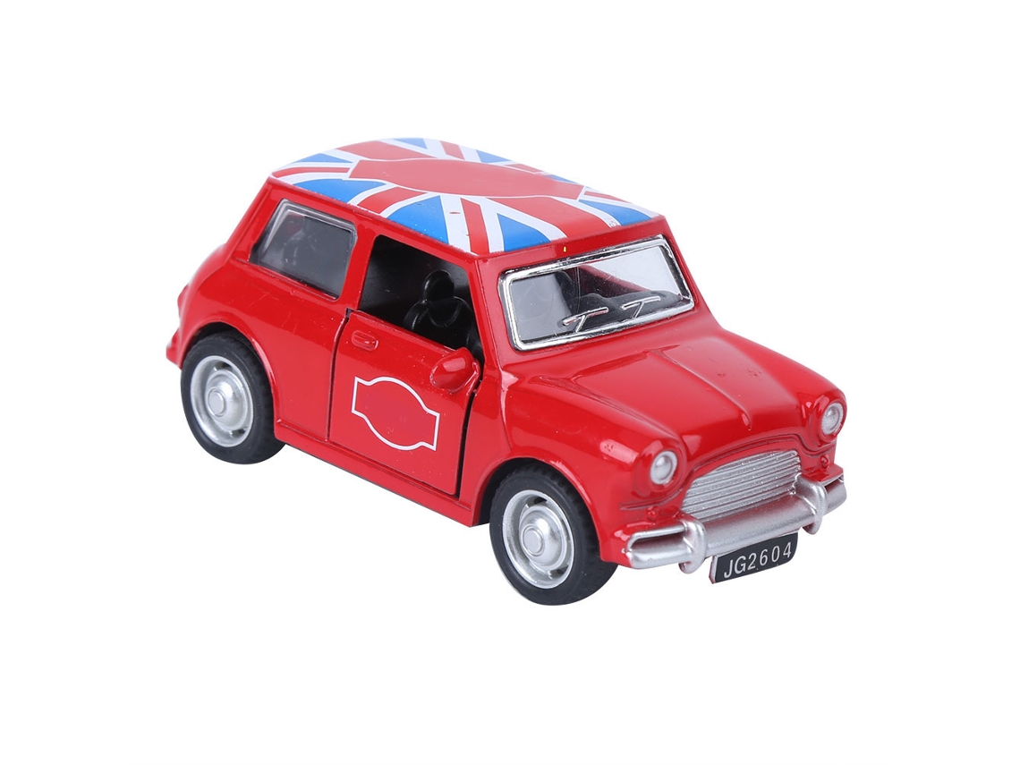 Coche De Juguete Miniatura De Aleación Con Función De Arrastre Para Niños (rojo)