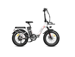 Bicicleta eléctrica plegable Fafrees F20 Max 250w 48v22.5ah 20 pulgadas 25 km/h blanca