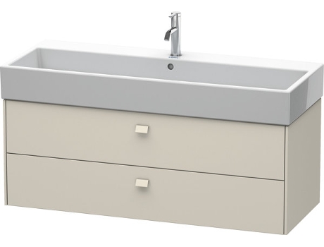 Mueble DURAVIT Brioso bajo encimera 118,4 x 45,9 cm 2 cajones con sifón y delantal para lavabo Vero Air 235012