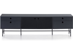 Mueble TV BAZAR MONDIALE Punto (Azul Oscuro - MDF - 180x40x52 cm)