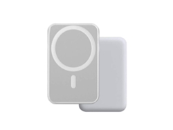 Powerbank 10.000 Mah Y 15w Batería Externa Magnética Klack Qi Y Magsafe Blanca