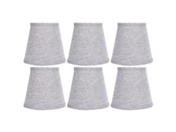 Lámpara de mesa E14 con textura gris plateada, modelo BJ-6, para iluminación de techo de hotel/salón.