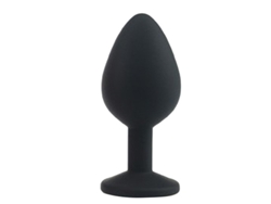 Juguete Sexual Para Adultos Plug Anal De Silicona Con Perlas De Tirar Negro