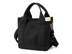 Bolso pequeño de lona, bandolera con correa ajustable, minibolso informal con múltiples bolsillos, estilo cartera Truyuety