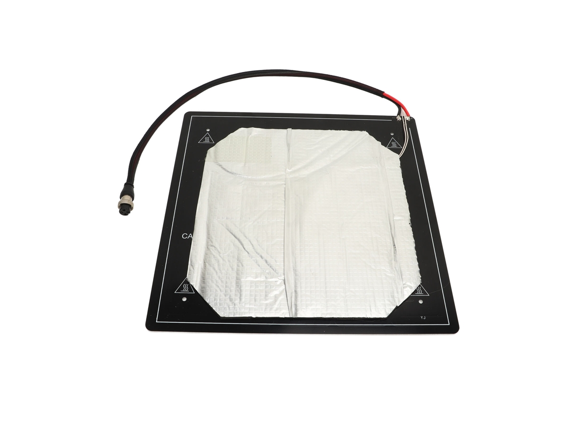 Placa de cama calefactable de aluminio para impresora 3D CR10, accesorios de calefacción de 24 V