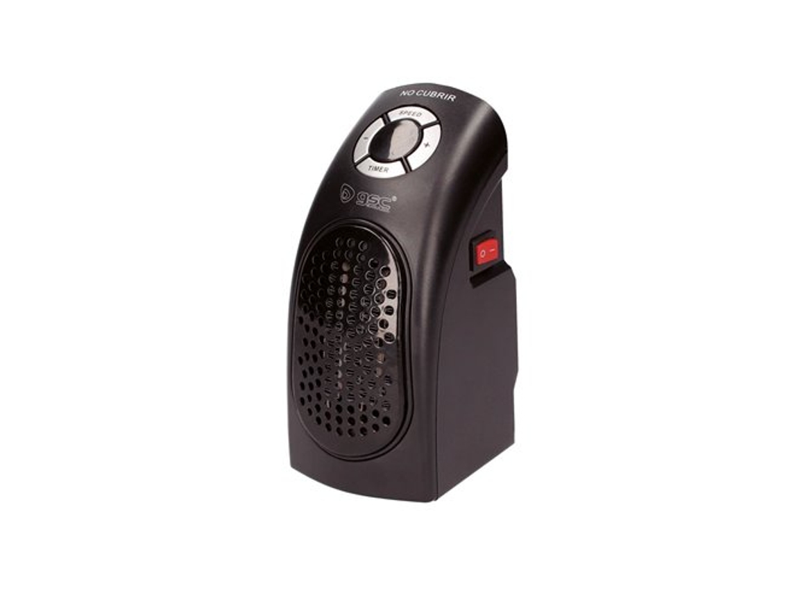 Mini Calefactor Inalámbrico Bardei 400W Negro LTDE
