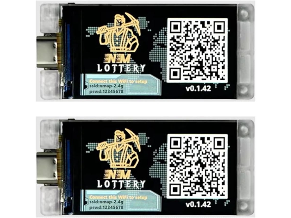 2 Juegos Nerd Miner V2 Esp32 Crypto Solo Lottery 117kh/s Master T190