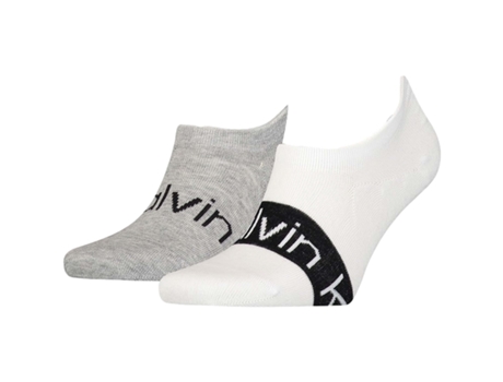 CK Men Footie High Cut 2P Meias