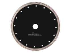 Disco de corte diamantado para serra circular, roda preta multifuncional para concreto, granito e mármore, 230 mm