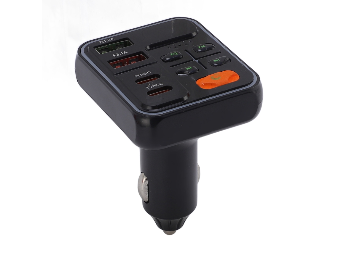 Adaptador Bluetooth Para Coche, Cargador Rápido Usb C, Adaptador Para Encendedor De Coche, 12v-24v