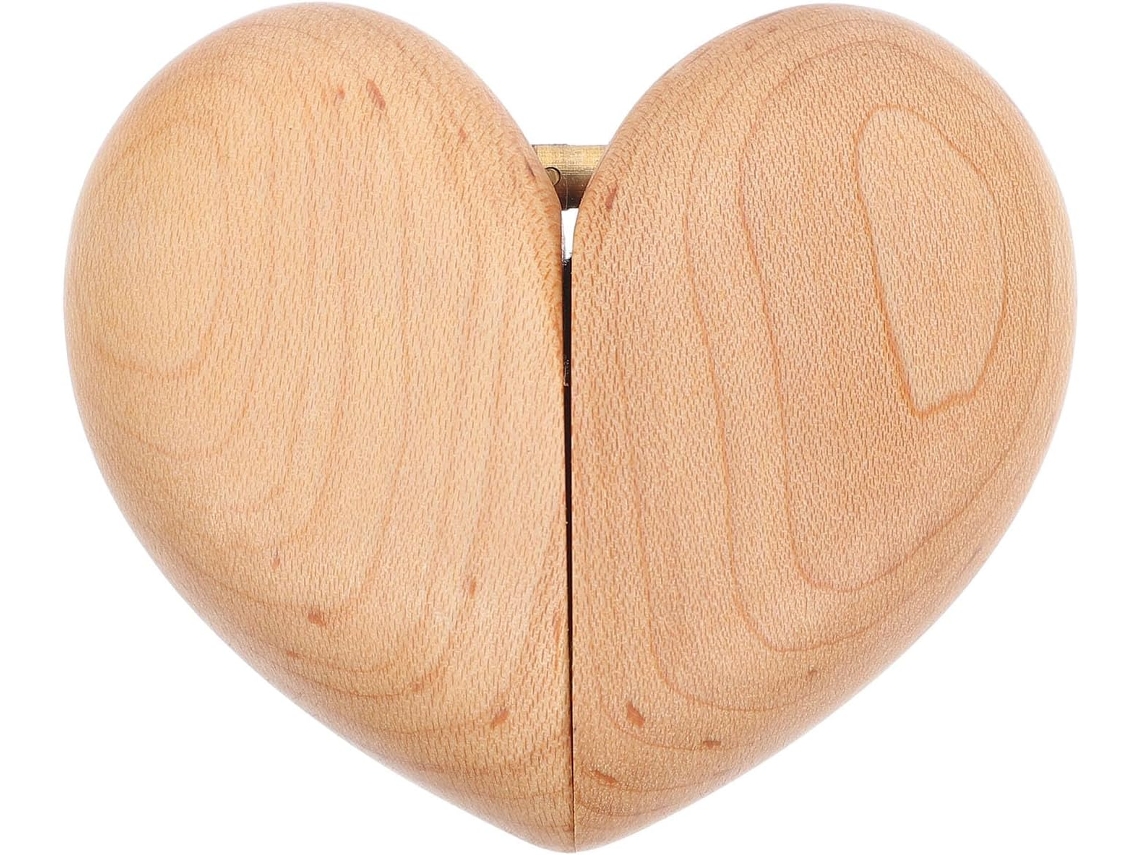 Anillos Pedida Material Sintético Marrón Forma Corazón Creativa Elegante Organizar Eventos Románticos Caja