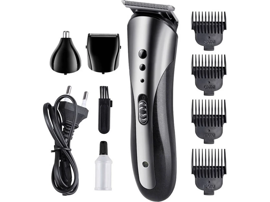 Afeitadora eléctrica gris para hombre, compacta, recargable, para uso diario, higiénica, STELASPLEN