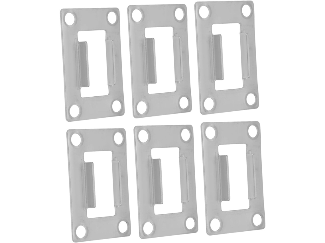 Cerraduras Puerta 6piezas Placas Refuerzo Inoxidable Placas