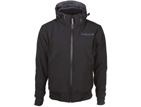 Chaqueta de Moto para Hombre HARISSON (XXL - Negro)