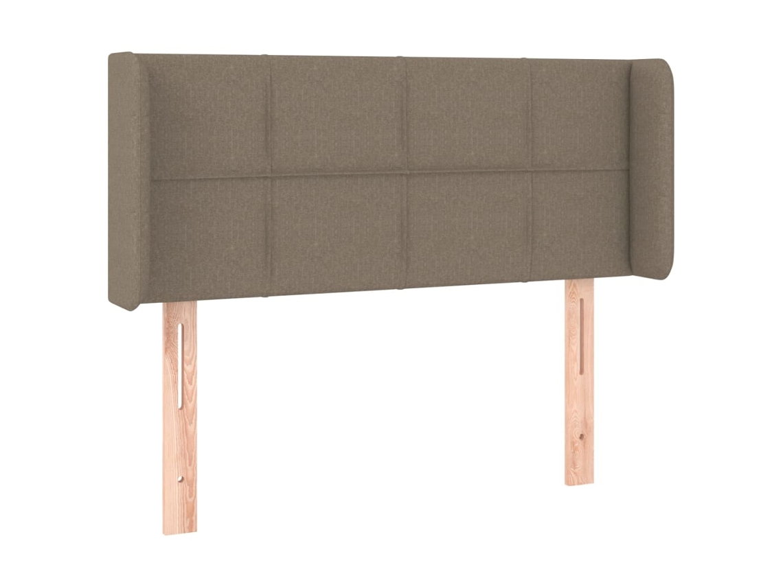 Maison Exclusive - Cabecero De Tela Gris Taupe 103x16x78/88 Cm