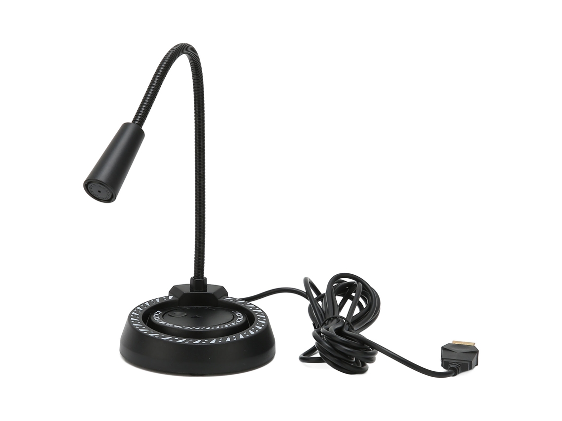 Micrófono USB sensible con reducción de ruido inteligente, captación de sonido nítida y estable de 360 grados Vvjijilly