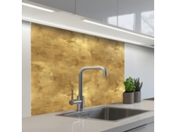 Paneles antisalpicaduras para cocinas industriales - Texturizados - Dorado 100x80 cm