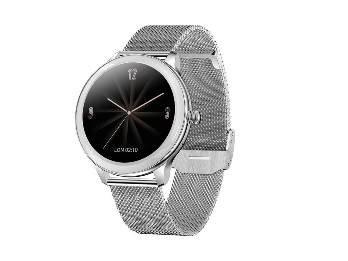 Reloj Deportivo Inteligente Monitoreo De Salud Multifuncional Ip67 Impermeable Plata Yuysan