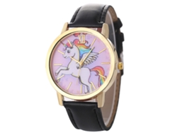 Reloj De Pulsera Para Mujer Zhoulianfa Zlf0530-f Negro Movimiento De Cuarzo