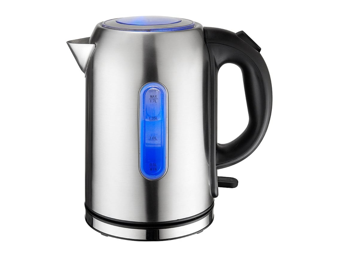 Chaleira Elétrica 1,7l 1350waço Inox + Pp Grau Alimentício, Desligamento Automático Preto Hexinyigjly