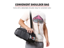 Bolsa de equipaje impermeable para bicicleta de 10 litros, para el asiento trasero (sin marca)