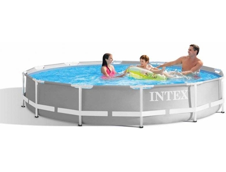 Piscina Tubular INTEX Prisma Frame Redonda (5 personas - 366x76cm - 6.503L)