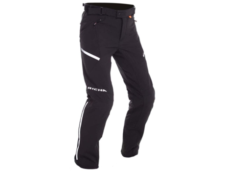 Pantalones para Hombre RICHA Softshell Negro para Motociclismo (XL)