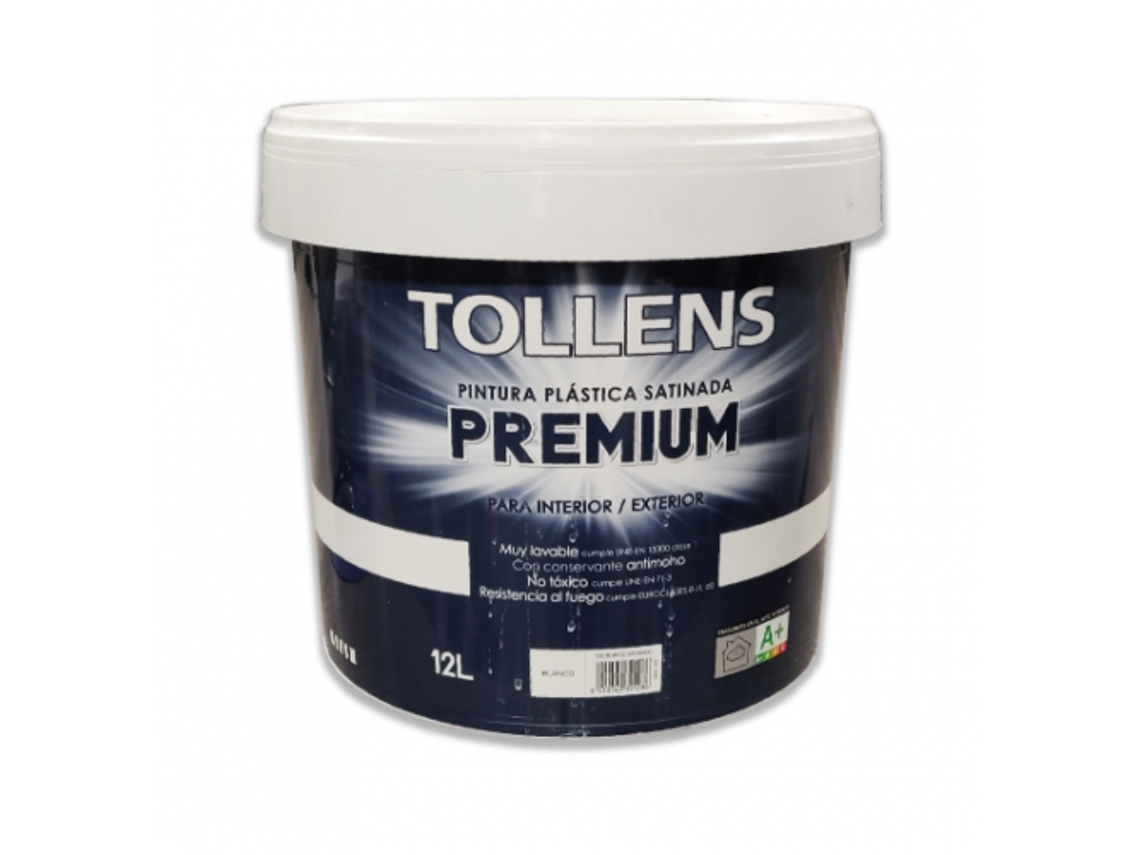 Plastica Premium Satinado Blanco 12 Lt