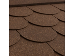 Tejas de asfalto Beaver Stone B Brown, techo de asfalto castaño 3 M² Timbela