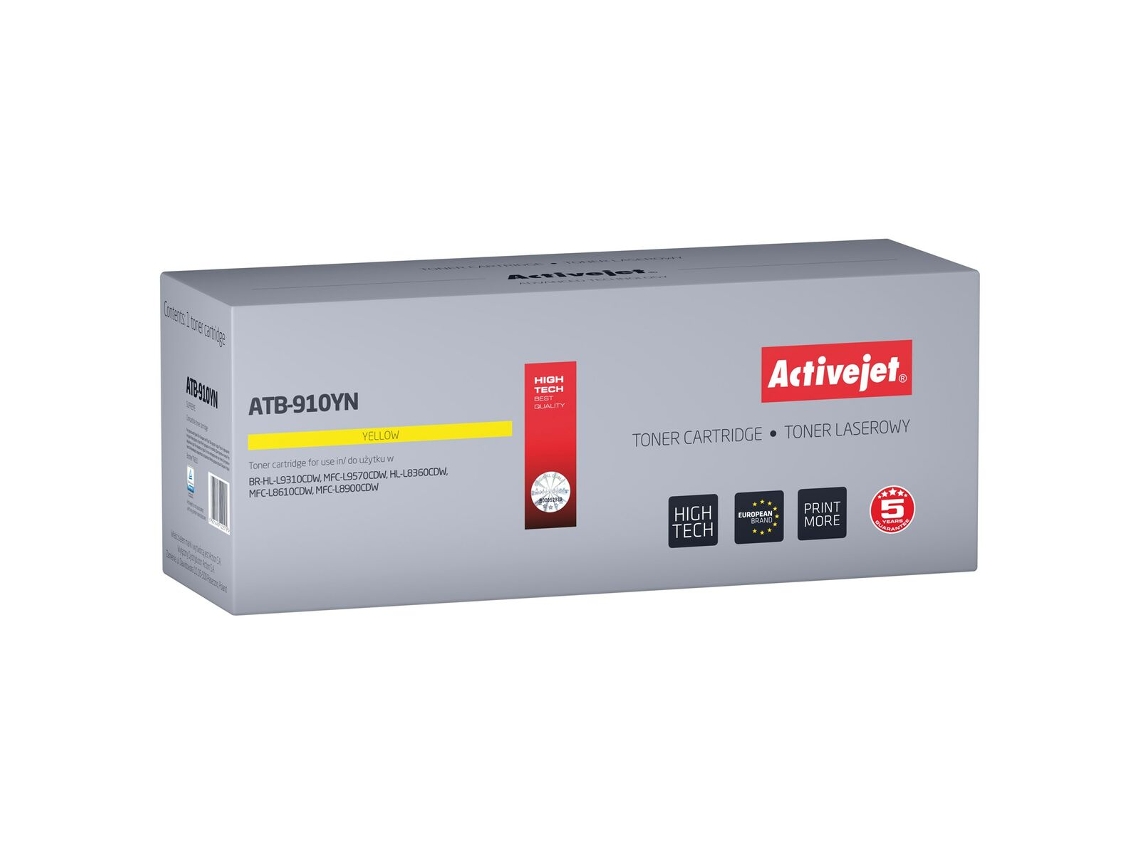 Tóner ACTIVEJET ATB-910YN (Amarillo - Brother)