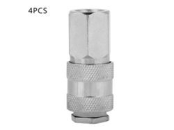 Conector Hembra Roscado Bspt De 1/4" Para Manguera De Aire, Compresor Y Herramientas Neumáticas.