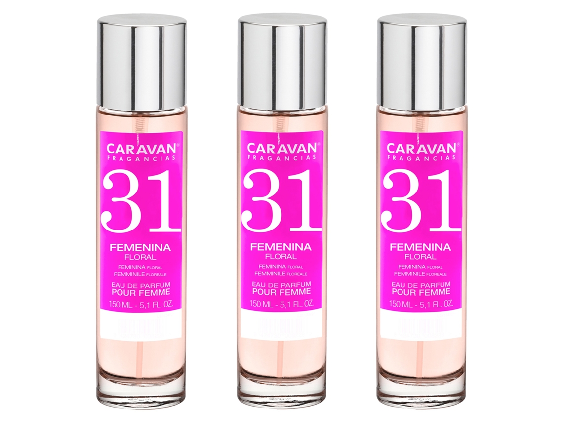 3x CARAVAN Perfume de Hombre Nº31 - 150ml