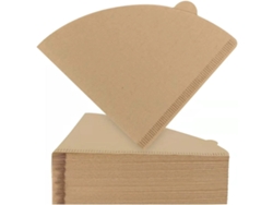 Filtro De Café Desechable, Filtro Cónico De Vertido Con Geometría En V Y Asas Colgantes, Papel De Filtro Marrón Natural Sin Blanquear, Limpieza En Un