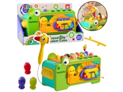 Cubo educativo interactivo B.active con sonidos de cocodrilo y multifuncional.