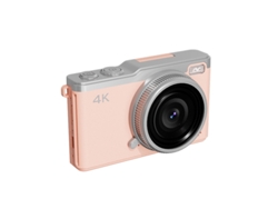 Cámara digital Polaroid HD CCD con pantalla abatible, wifi, rosa, para estudiantes