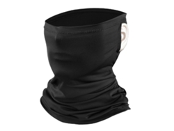 Protector Facial Para Ciclismo Al Aire Libre Con Collar De Protección Solar De Seda Fresca Y Gancho Para La Oreja Para Bicicleta - Negro