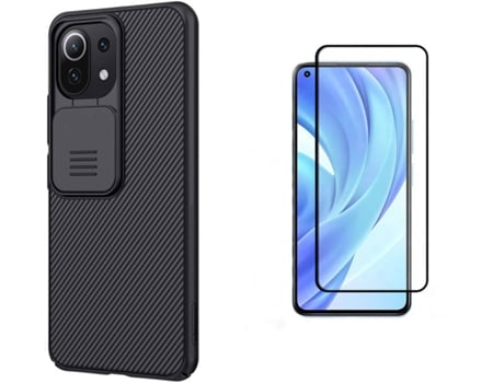 Carcasa y Protector Xiaomi Mi 11 Lite 5G Nillkin Camshield Negro