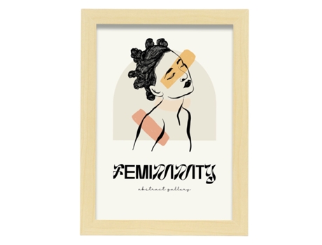 Póster NACNIC Pop Art Abstracto. Femme Fatale