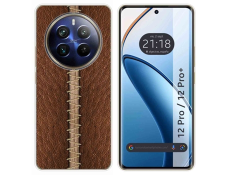 Funda Diseño Cuero para Realme 12 Pro 5G / 12 Pro Plus 5G TUMUNDOSMARTPHONE Multicolor