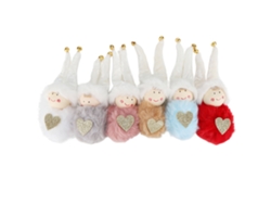 Muñecos De Peluche Decorativos Colgantes Para Árbol De Navidad - Juego De 6